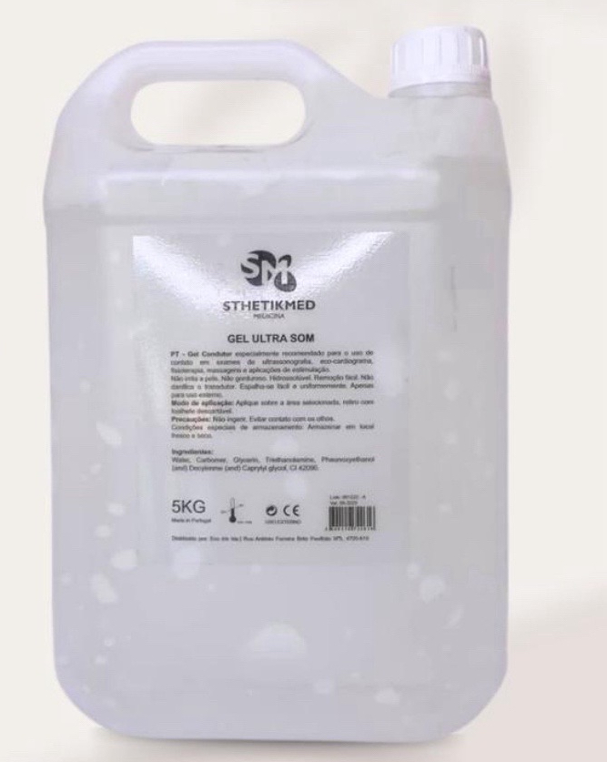 GEL DE TRANSMISSAO ULTRASOM 5L