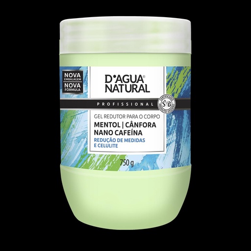 [3] GEL DE MASSAGEM REDUTOR MENTOL E CÂNFORA NANO CAFEÍNA
