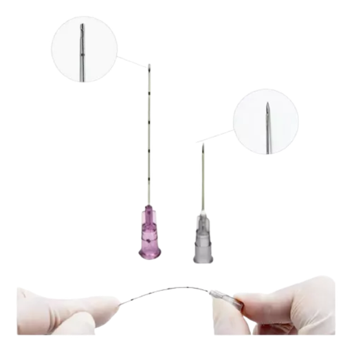 CANNULA 18G 50MM PARA ACIDO HYALURONICO