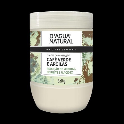 CREME MASSAGEM REDUTOR CAFÉ VERDE E ARGILA